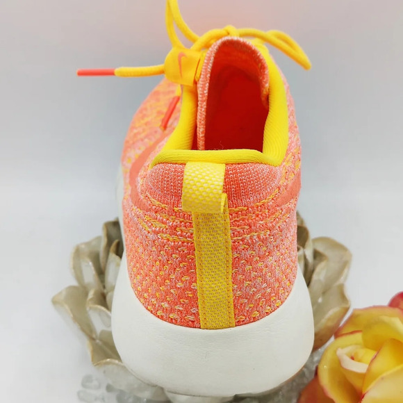 Nike Sneakers | Orange/Mango Roshe Fly Knits / Orange & Yellow - Picture 4 of 6